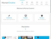 Tablet Screenshot of murnancreative.com